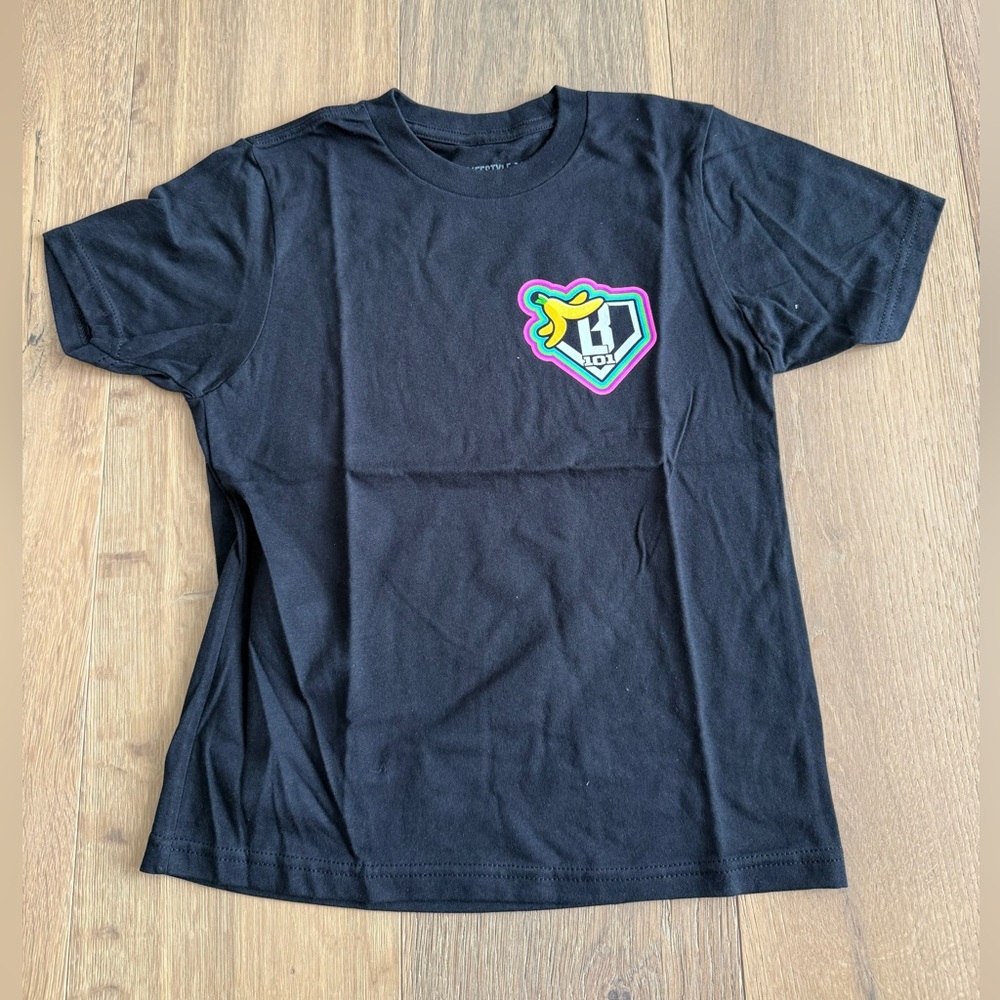 Baseball Lifestyle 101 - Banana Tee- Neon - Youth- NEW WITH TAGS